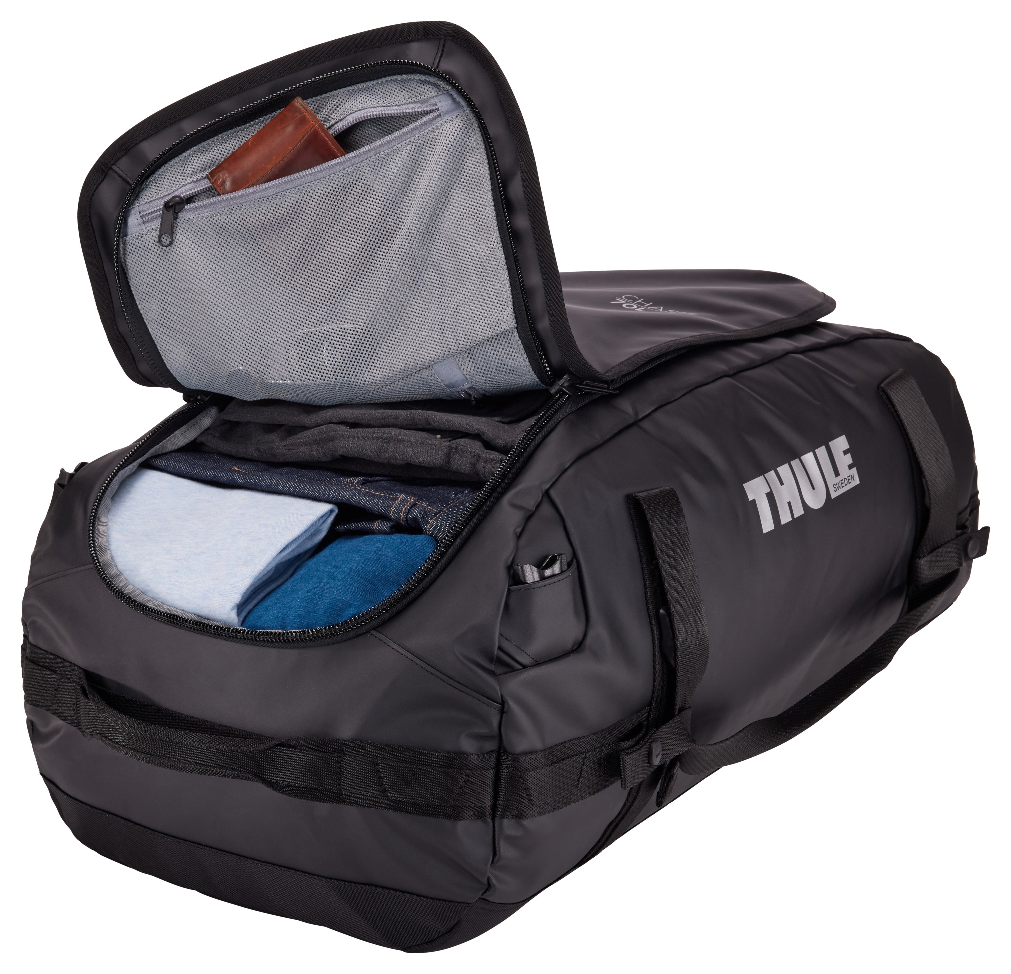 EAN 0085854255233 - Thule Chasm TDSD303 Black bolso de lona 70 L Poliéster Negro imagen 9