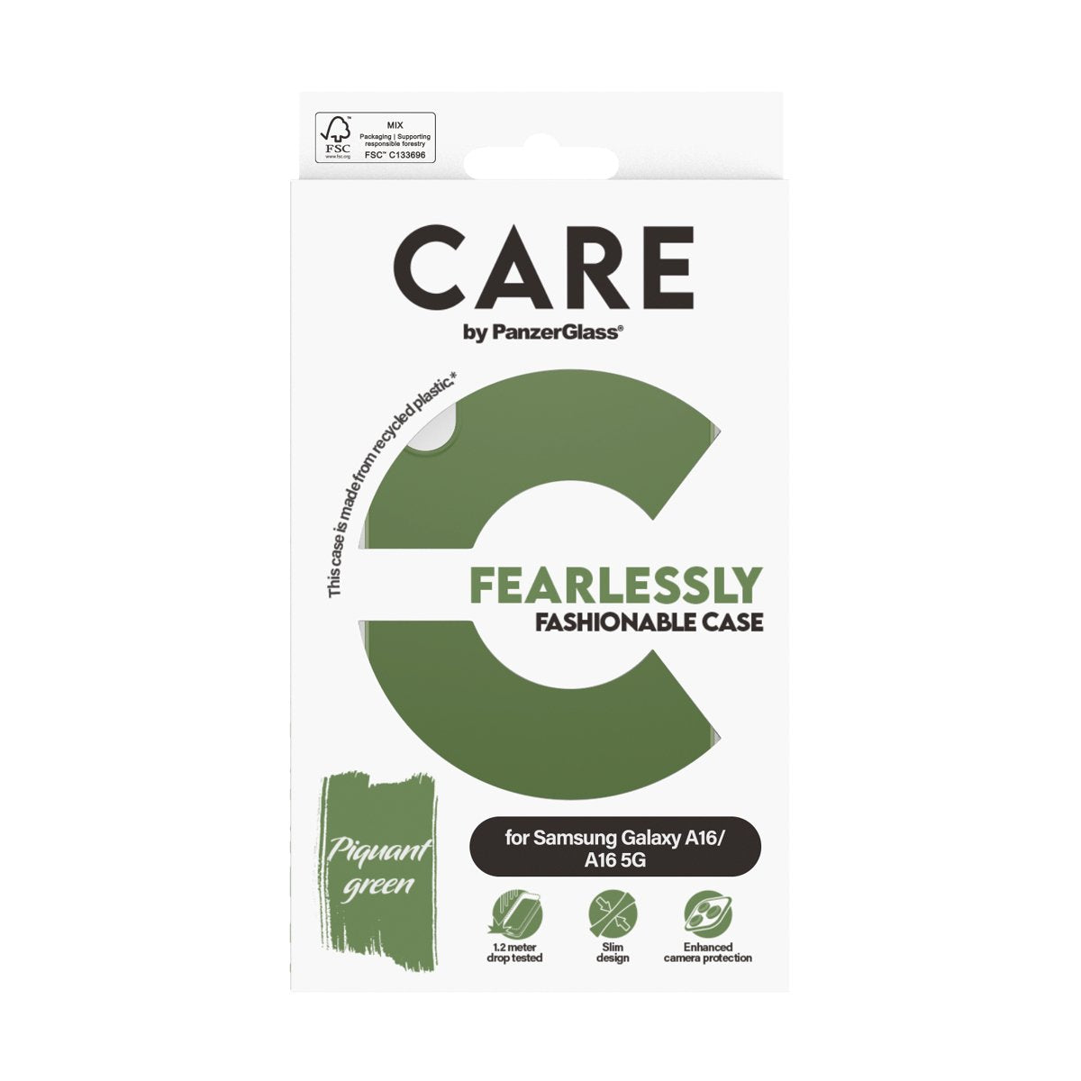 EAN 5715685015007 - PanzerGlass CARE™ by ® Case Green Samsung Galaxy A16 4G | A16 5G funda para teléfono móvil Verde imagen 3