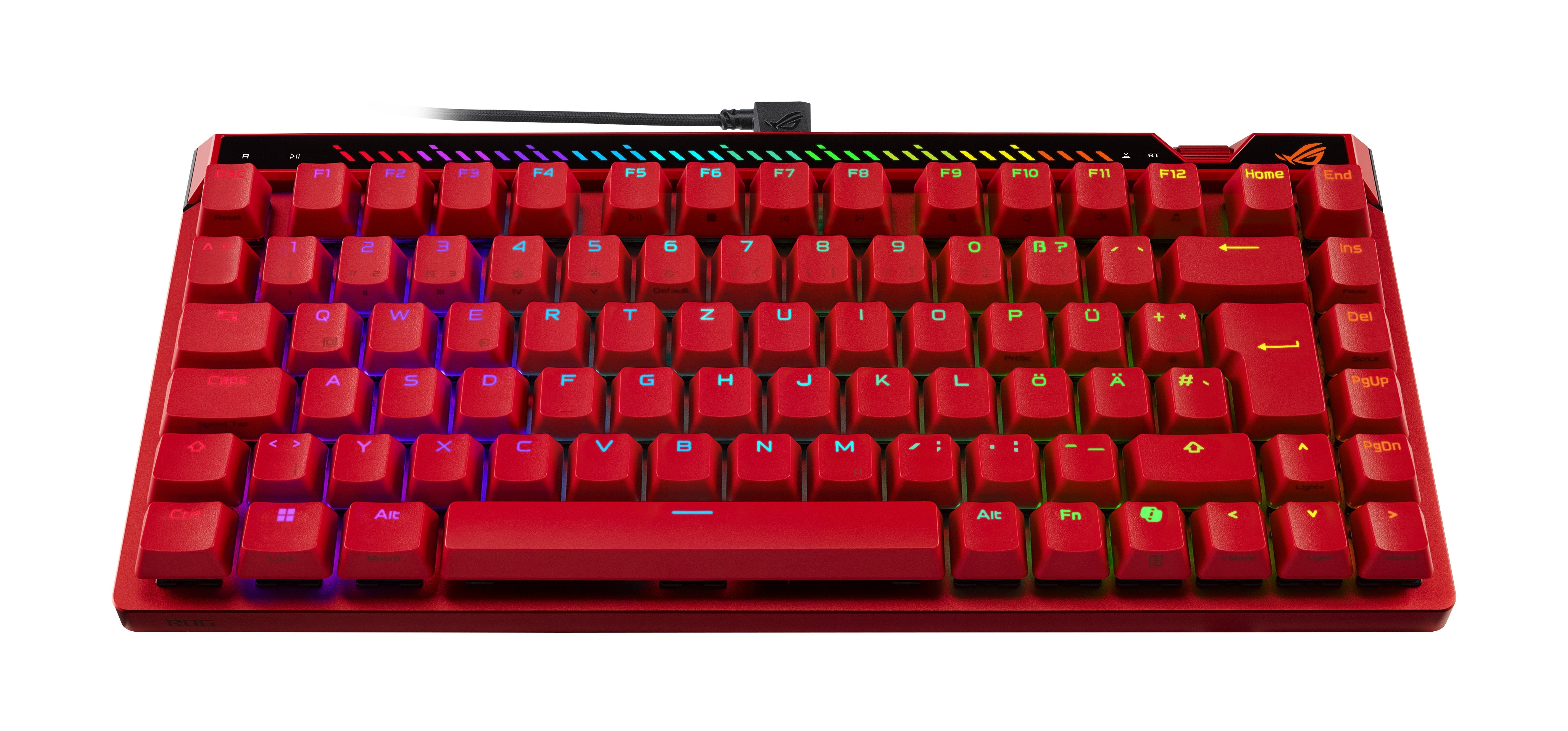 Asus Rog Falchion Ace 75 He (Rojo, De-Layout, Rog Hfx V2) 90mp047h-Bkda60