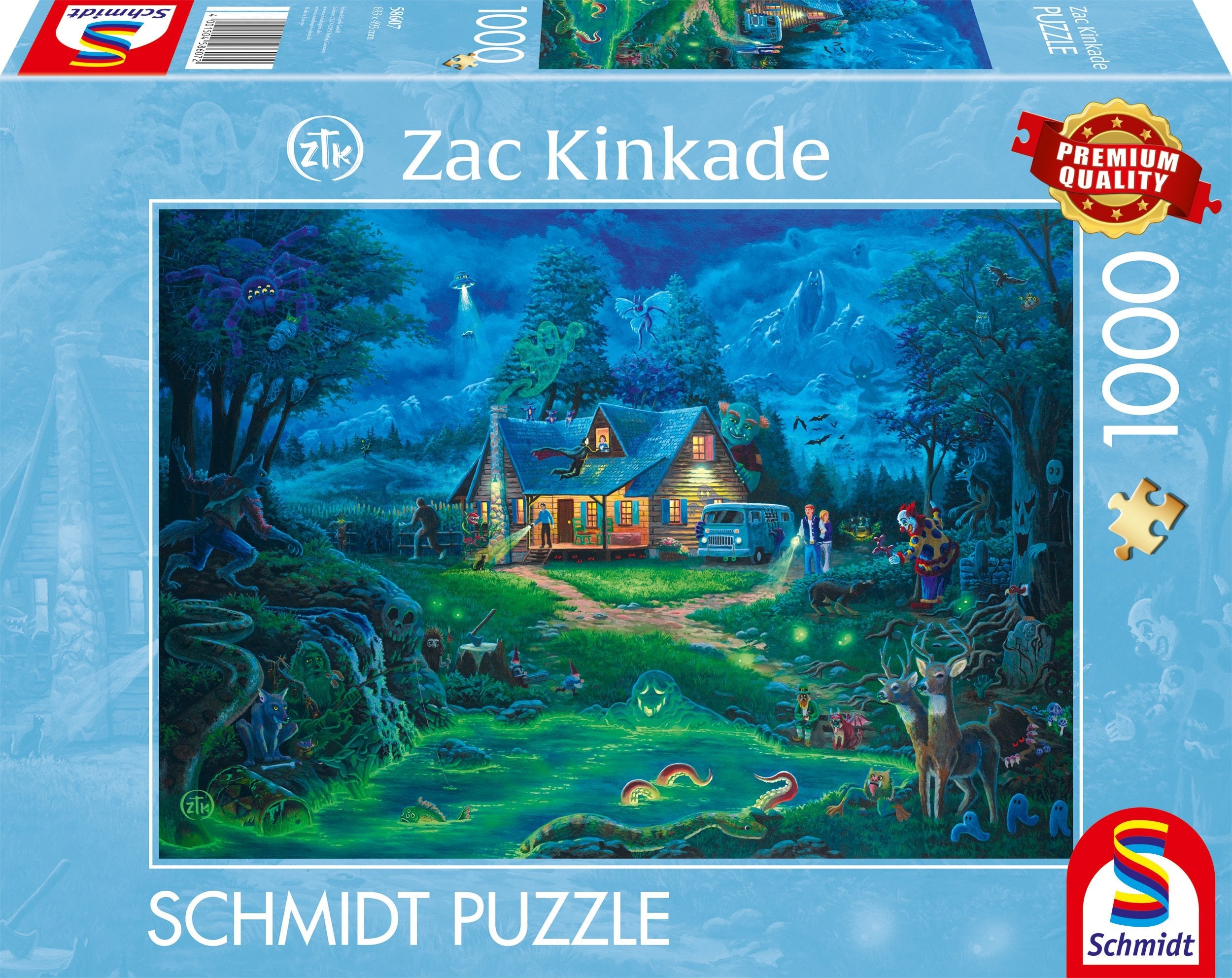 Schmidt Spiele Zac Kinkade: Das Spukhaus (1000 Teile) 58607