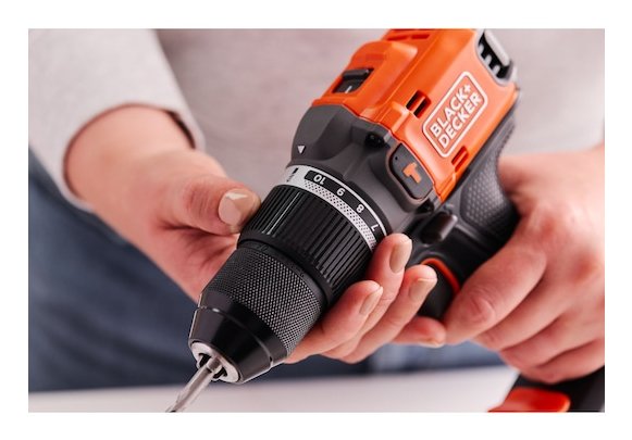 Black & Decker Bld683xn-Xj Taladro 1800 Rpm 1 Kg Negro, Naranja