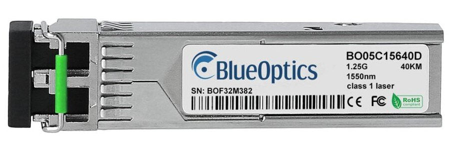 Blueoptics Zyxel Sfp-Zx-40 Blueoptics Bo05c15640d Sfp Transceiver, 1000base-Ex, Singlemode Fiber, 1550nm, 40km