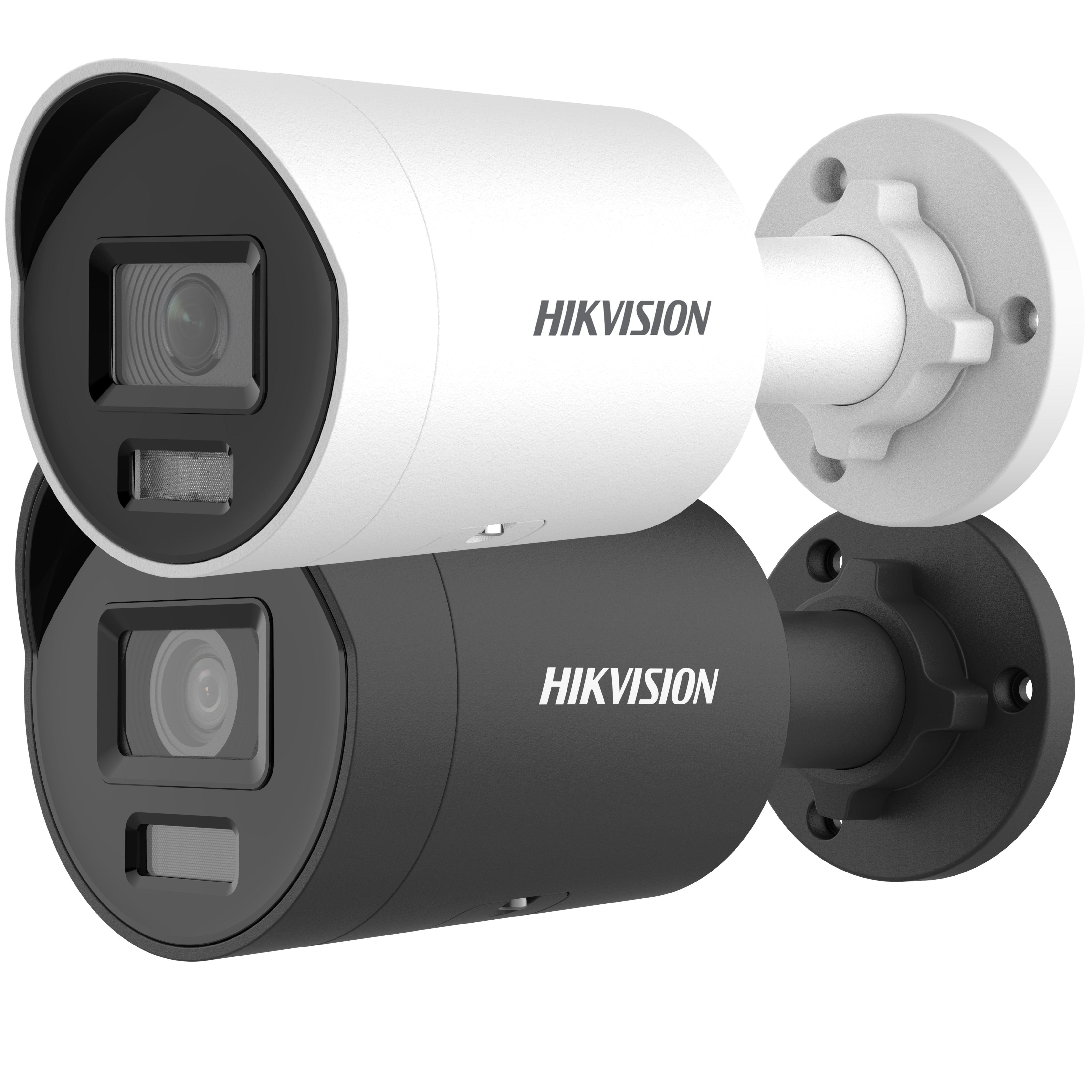 Hikvision Ds-2cd2066g2h-Iu(2.8mm)/Negro 6 Mp Cámara De Red Fija Mini Bullet Powered By Darkfighter