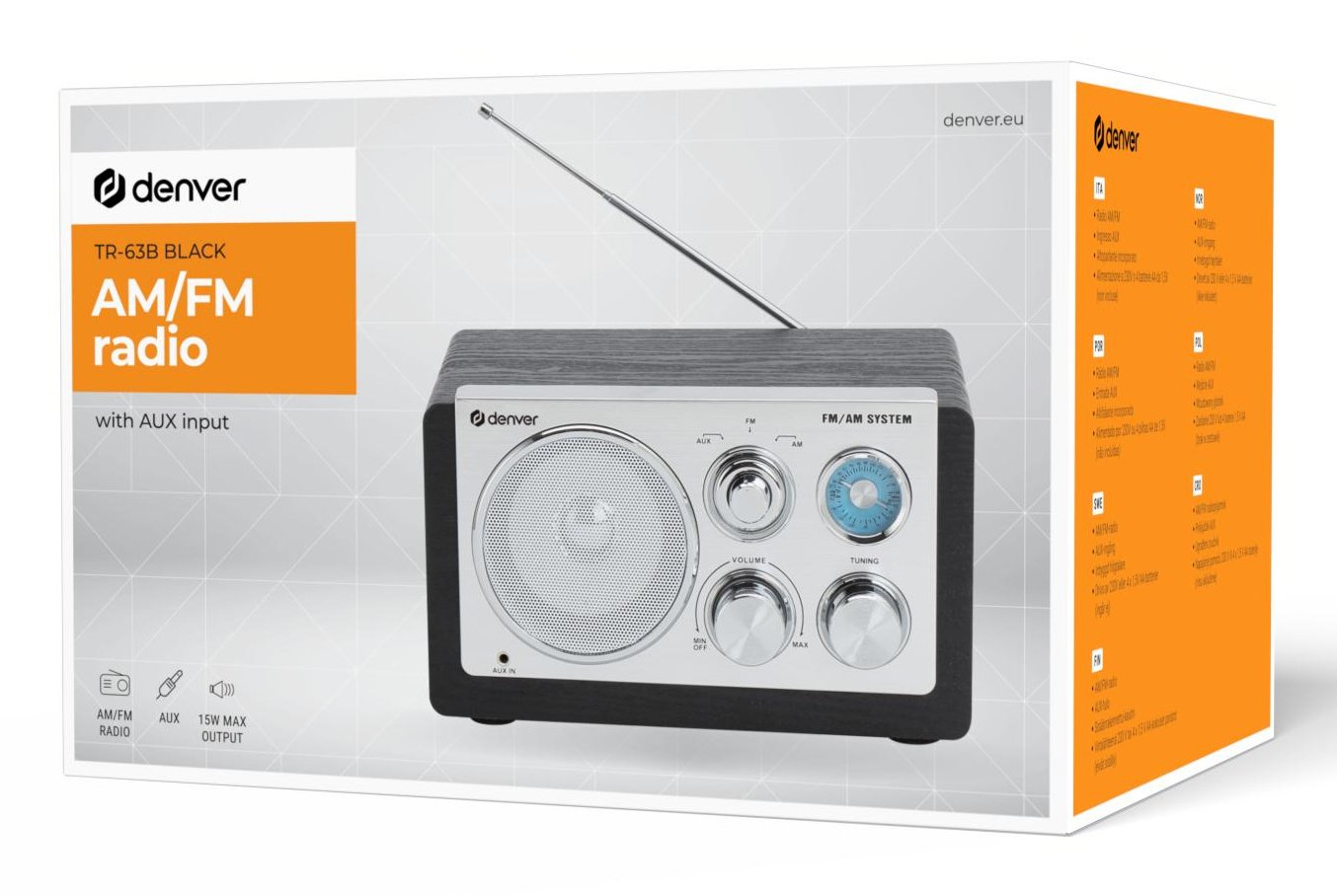 Radio Denver Tr-63b Negra
