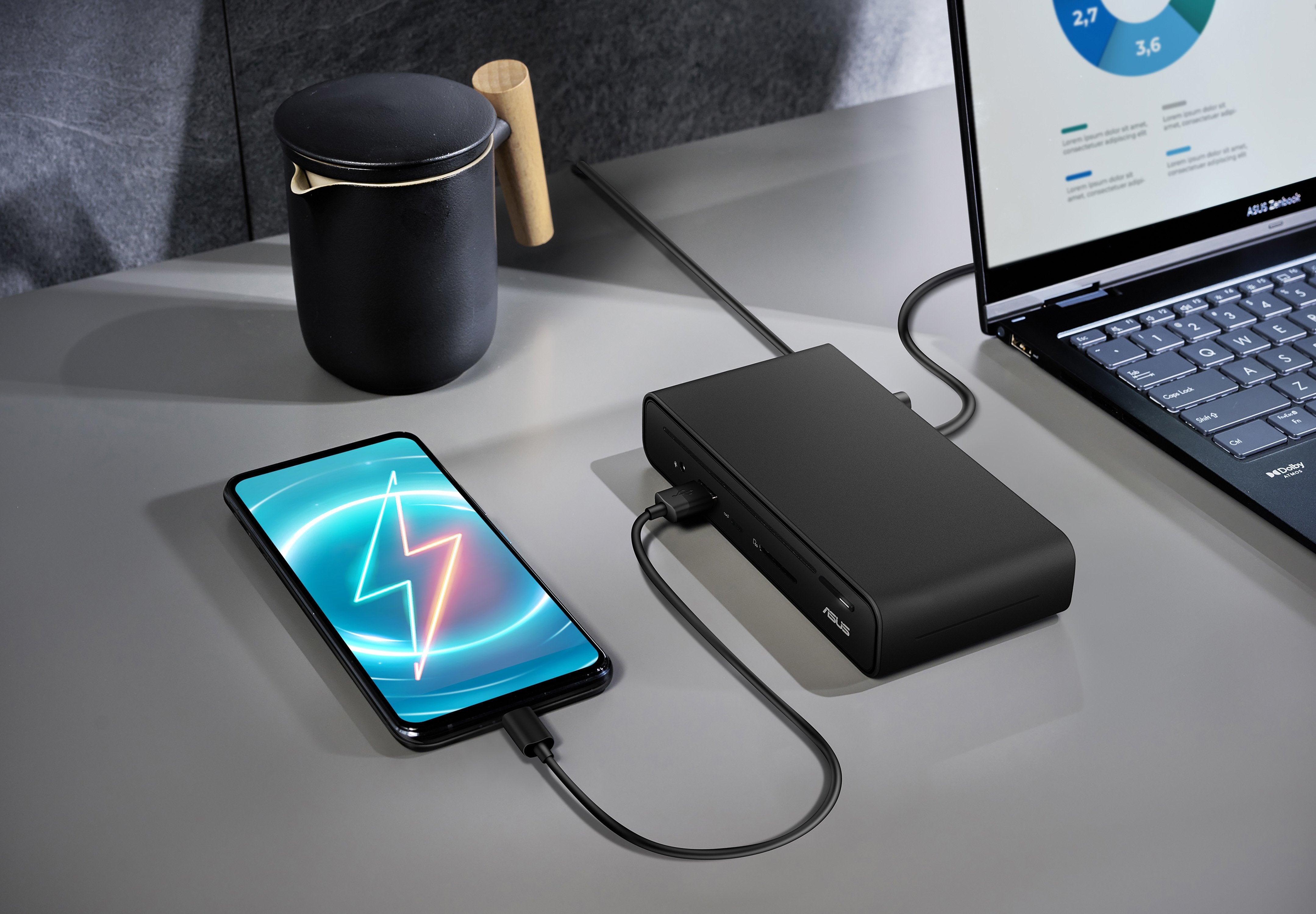 EAN 4711387324851 - ASUS Triple Display USB-C Dock DC300 Acoplamiento USB 3.2 Gen 2 (3.1 Gen 2) Type-C Negro imagen 15