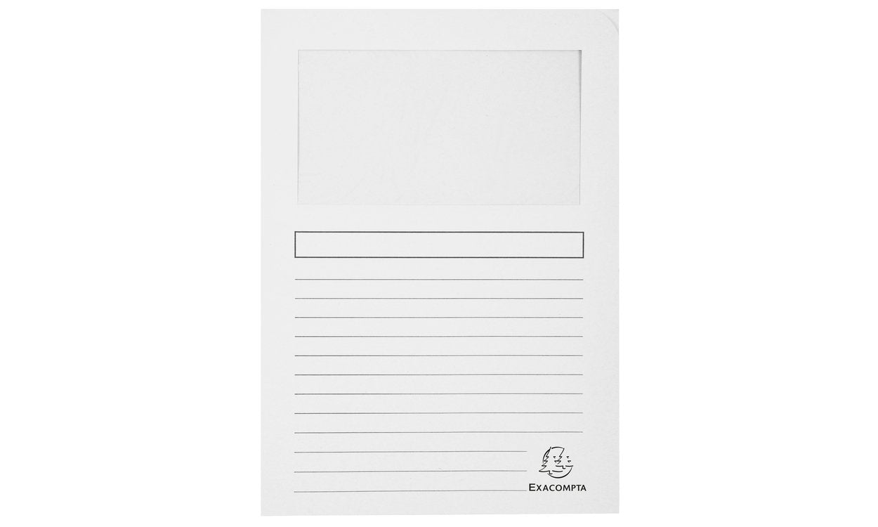 Exacompta Subcarpeta Forever A4 C/Ventana 130gr Paquete De 25 Colores Surtidos