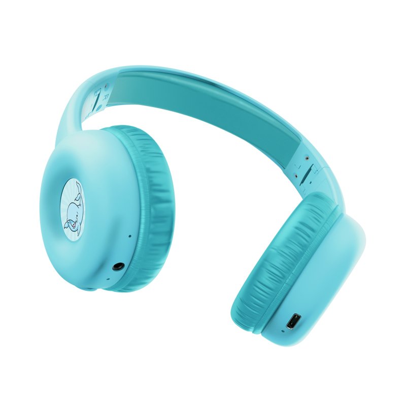 Auriculares Infantiles Inalámbricos Trust Nouna Kids Con Micrófono Azules