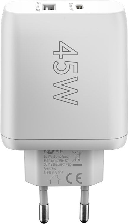 EAN 4040849654121 - Goobay 65412 cargador de dispositivo móvil Auriculares, Portátil, Smartphone, Tableta Blanco Corriente al imagen 3