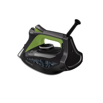 Plancha Vapor-Seco Rowenta Dw6330 Eco Intelligence Microsteam 400 Hd Soleplate 2500 W Negro, Verde