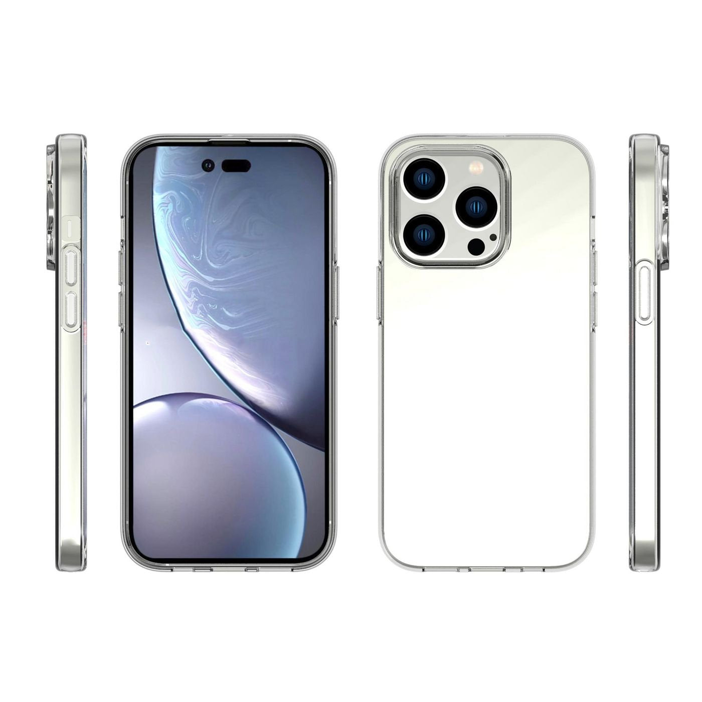 Estuff Es67100006-Bulk Funda Para Iphone 14 Pro (6.1") Transparente