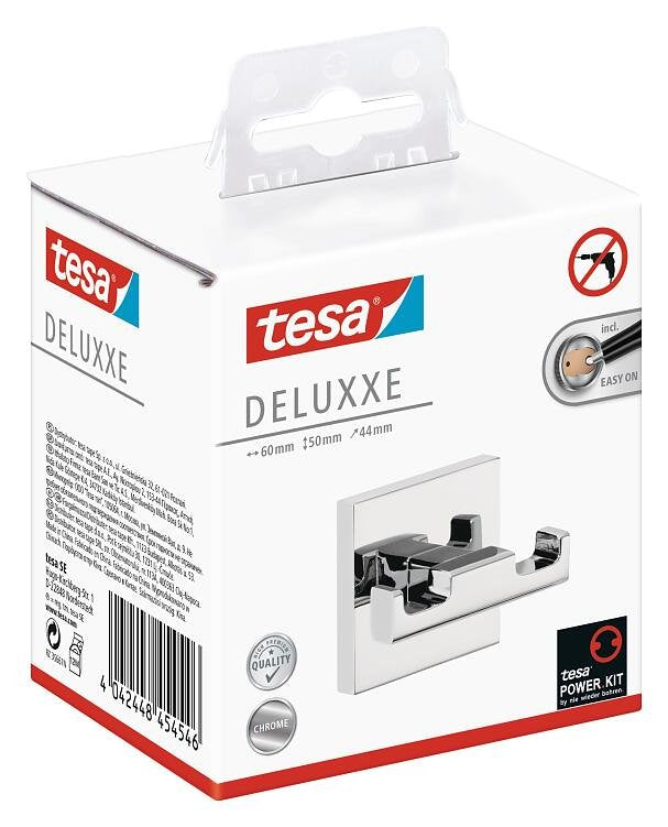 EAN 4042448454546 - TESA DELUXXE Gancho toallero Montado en pared Cromo imagen 2