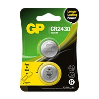 Lithium Coin Cell Cr2430 2-Pack