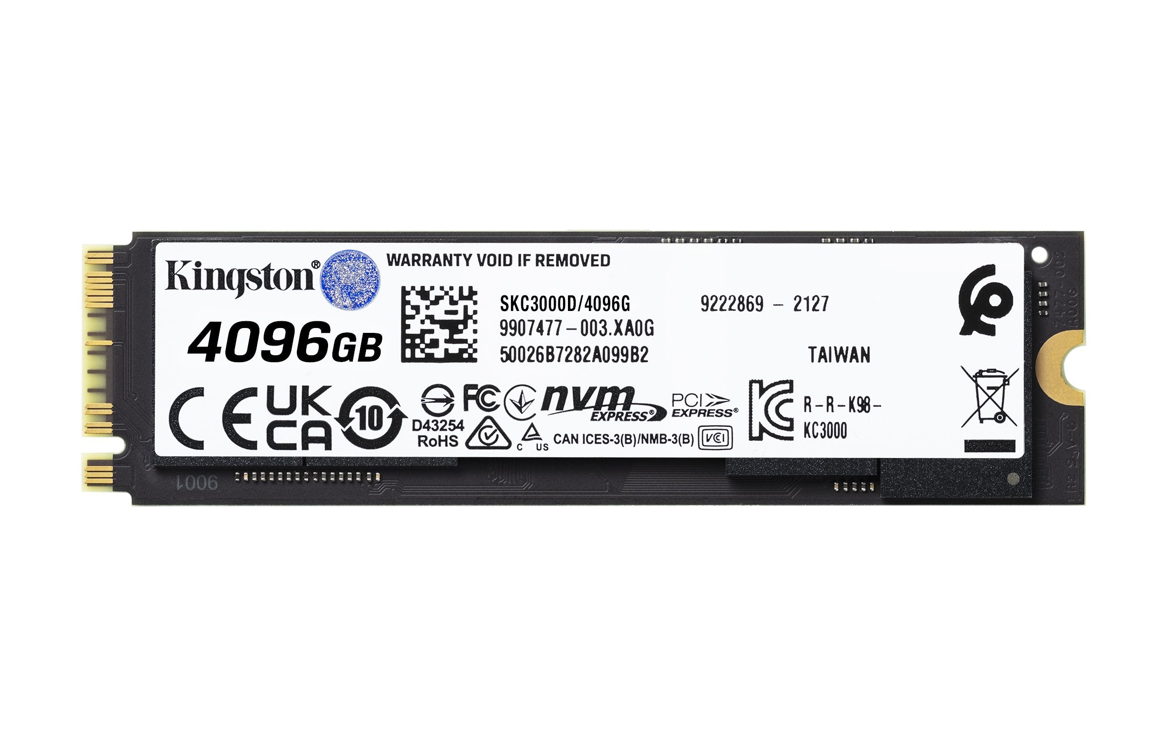 EAN 0740617324297 - Kingston Technology KC3000 4 TB PCI Express 4.0 3D TLC imagen 2