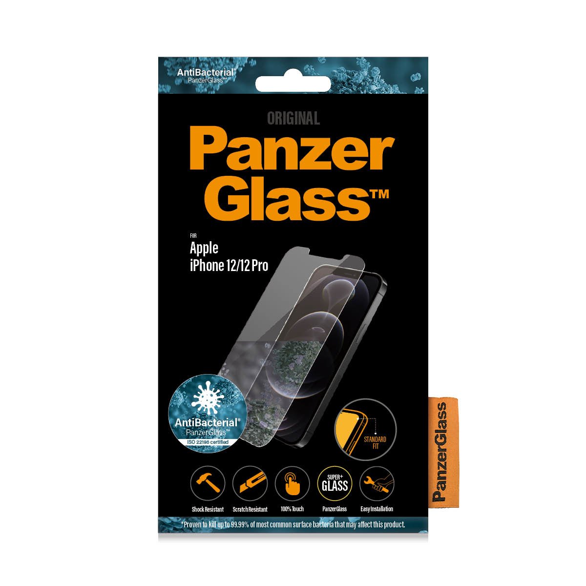 Panzerglass Protector De Pantalla De Cristal Blindado, Iphone 12 | 12 Pro