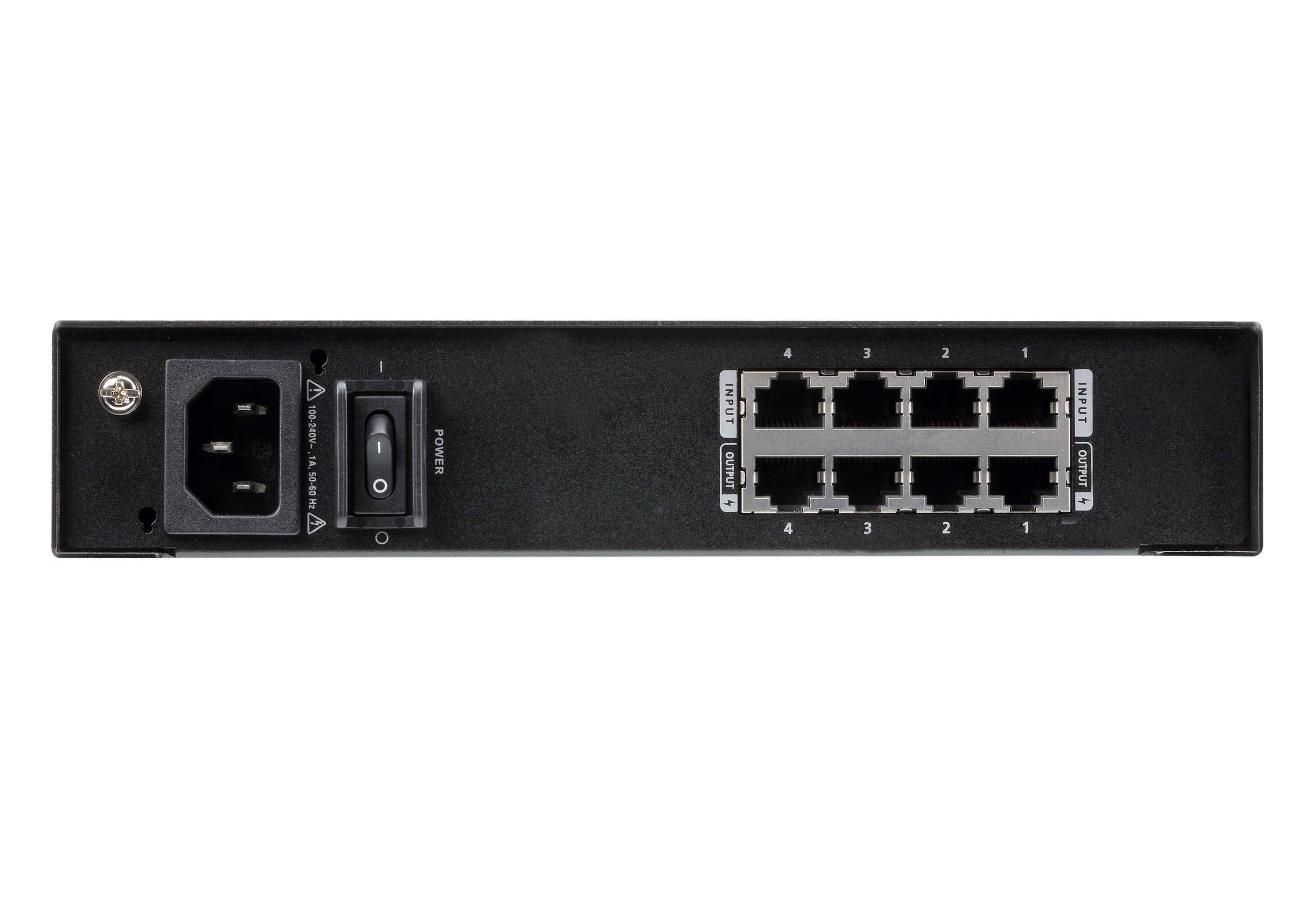 EAN 4719264649844 - ATEN VE44PB-AT-G ampliador de red Transmisor y receptor de red Negro imagen 2