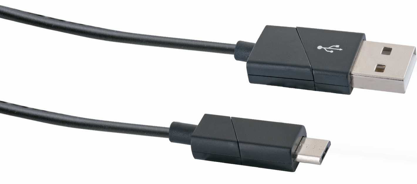 Schwaiger Cable Usb 2.0 -> Usb 2.0 Micro B St., 1.2m, Negro