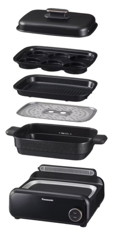 EAN 5025232982622 - Panasonic NF-GM400KXE olla multi-cocción 2,5 L 1524 W Negro, Oro rosa imagen 9