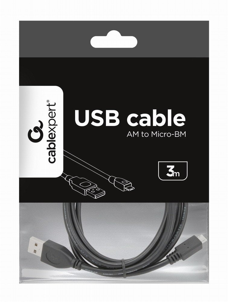 EAN 8716309082488 - Gembird CCP-MUSB2-AMBM-10 cable USB USB 2.0 3 m Micro-USB B USB A Negroimagen 4)