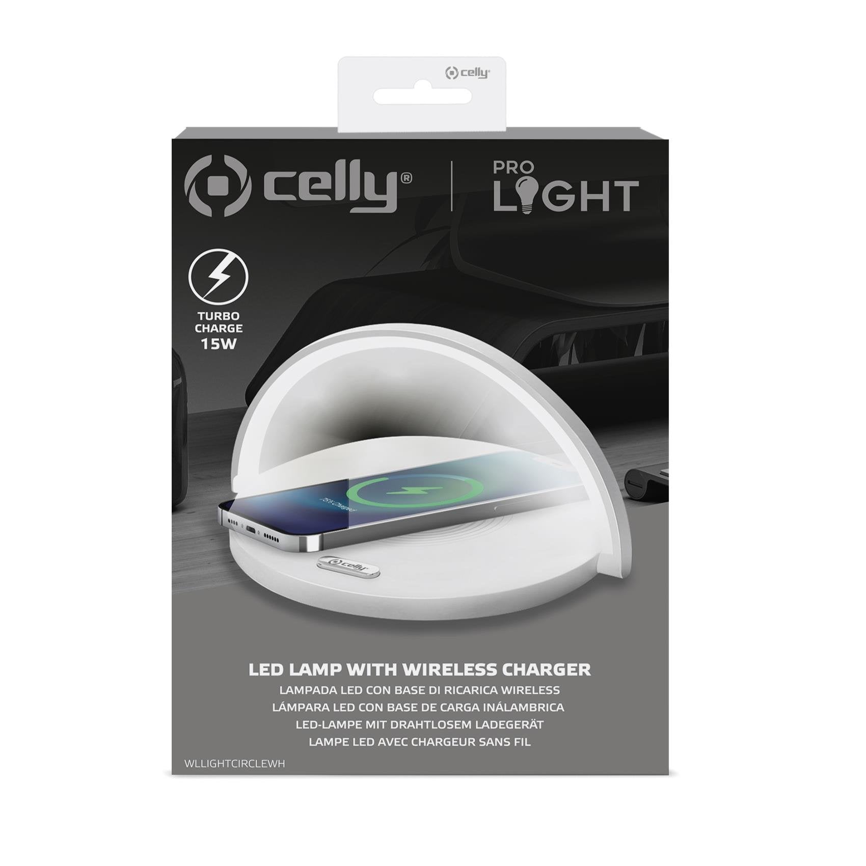 EAN 8021735193432 - Celly WLLIGHTCIRCLEWH cargador de dispositivo móvil Cámara digital, Mando para videojuegos, Auriculares, imagen 5