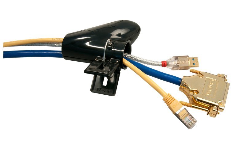 Lindy Cable Espiral Flexible De 25 Mm De Diámetro Negro