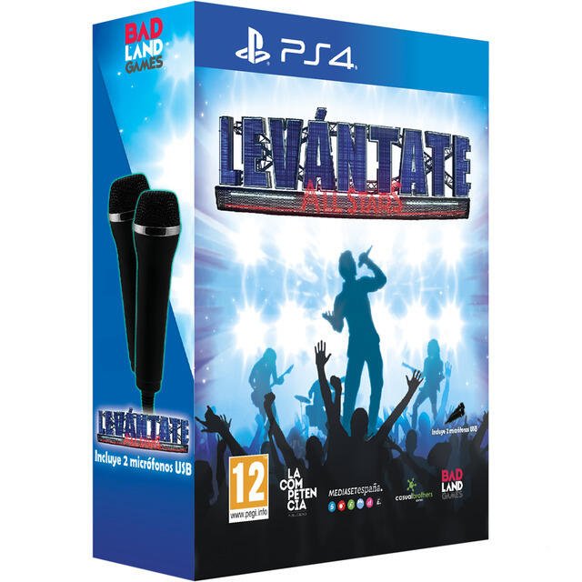 Juego Levantate (Bundle 2 Micrófonos) Playstation 4