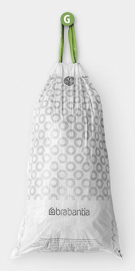 Brabantia 8710755375668 Bolsa Para Basura 30 L Gris, Blanco 40 Pieza(S)