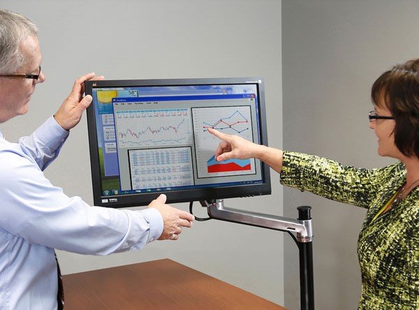 Ergotron Lx Series Lx Hd Sit-Stand 116,8 Cm (46") Aluminio