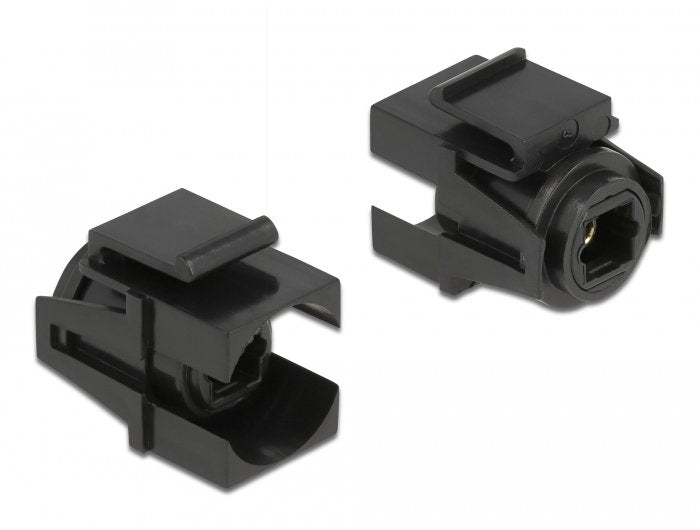 Keystone Modul Toslink Buchse > Toslink Buchse Schwarz