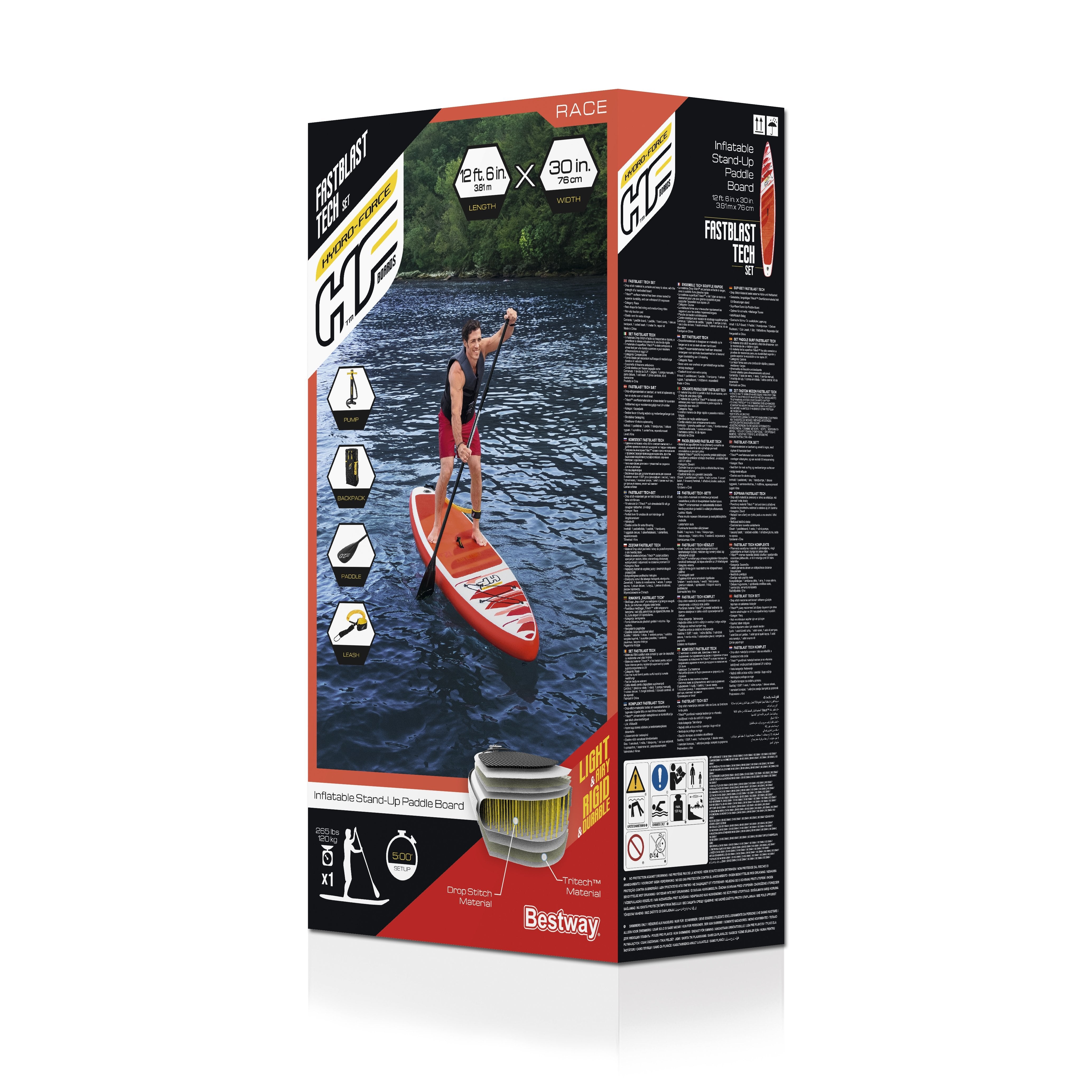 EAN 6942138981278 - Bestway 65343 tabla de surf Tabla de stand up paddle (SUP) imagen 34
