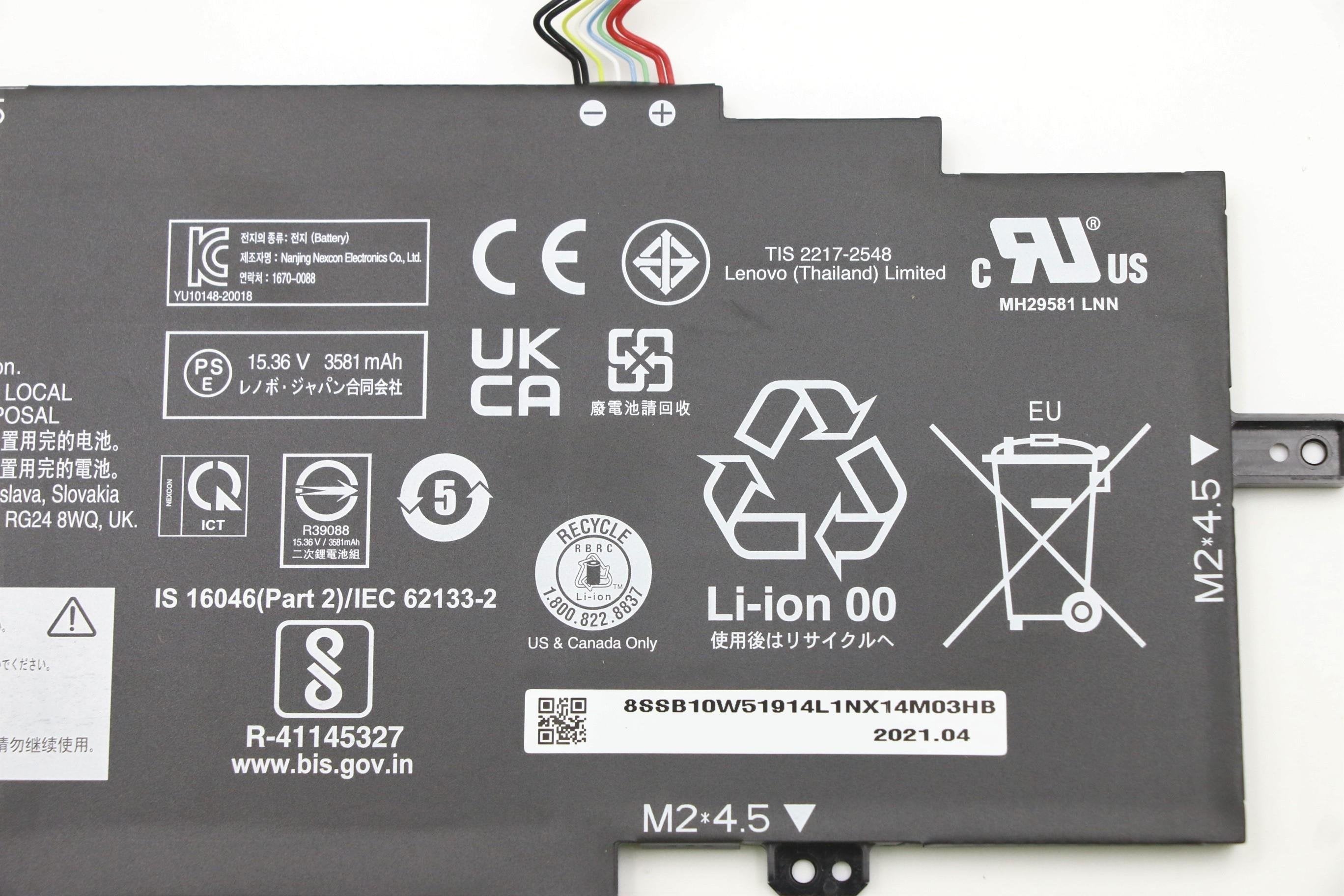 EAN 5704174838531 - Lenovo 5B10W13976 refacción para laptop Batería imagen 3