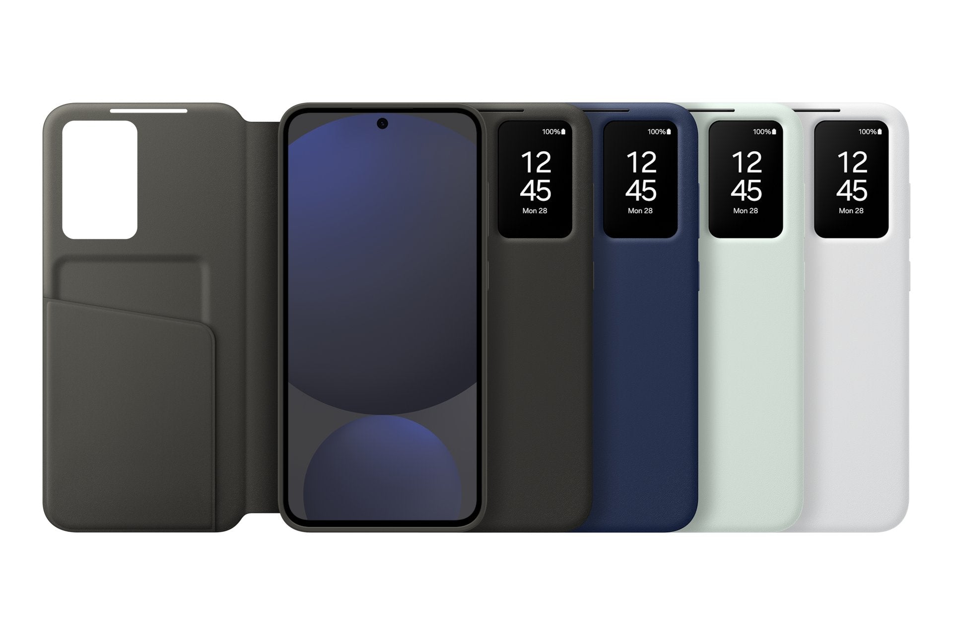 Samsung Smart View Wallet Case Für Galaxy S24 Fe Black