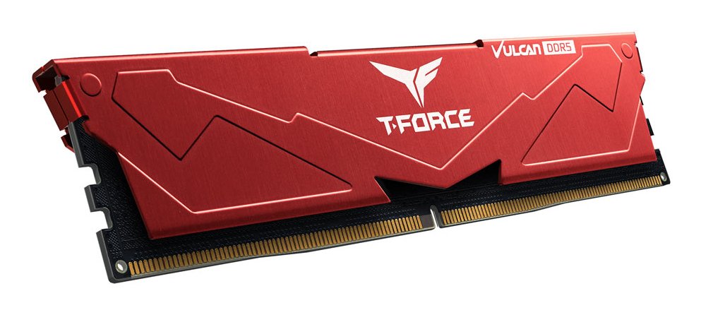 Memoria Team Group 16 Gb Ddr5-5200 (1x 16 Gb) Rojo, Flrd516g5200hc40c01, Vulcan, Intel Xmp