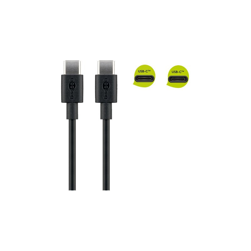EAN 4040849663185 - Wentronic 66318 cable USB USB 2.0 1 m USB C Negro imagen 2