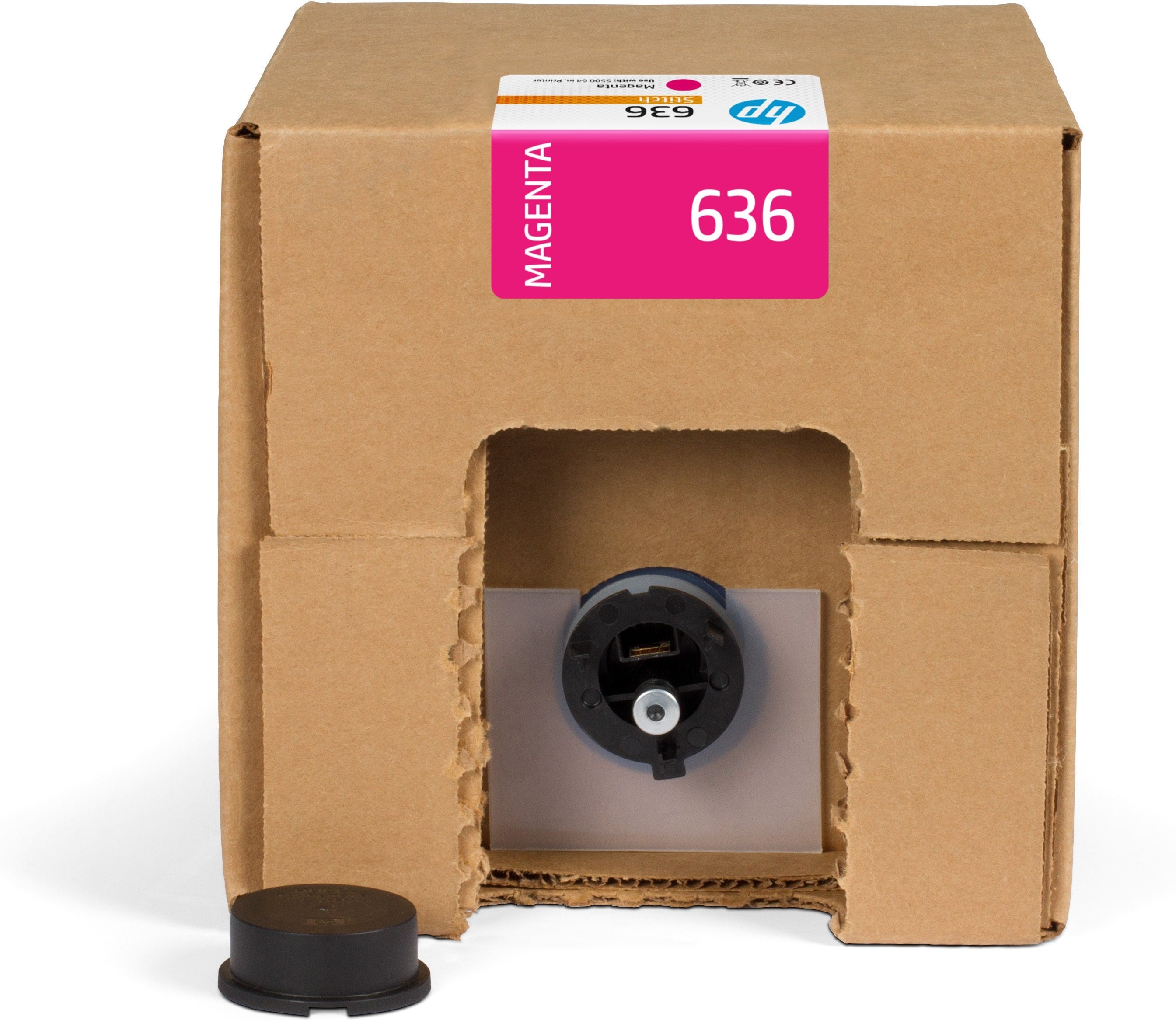 EAN 191628916580 - HP 636 3-liter Magenta Stitch Dye Sublimation Ink Cartridge cabeza de impresora Inyección de tinta térmica imagen 1