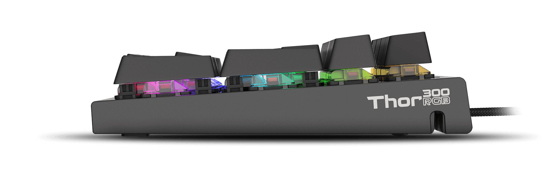 Teclado Portugues Gaming Genesis Thor 300 Rgb Mecanico Red Switch