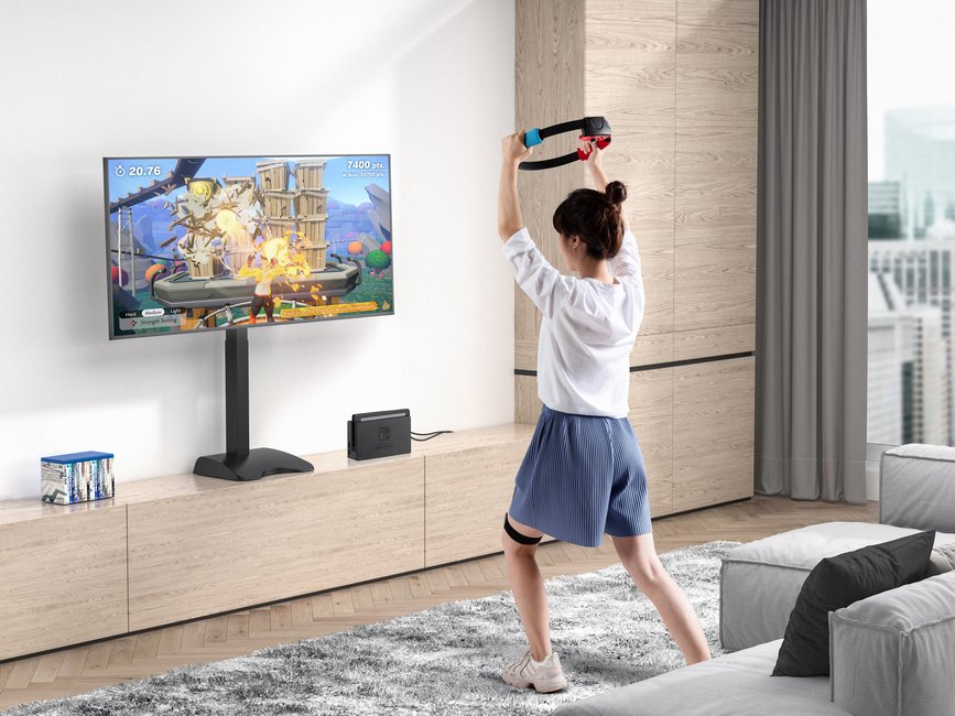 Soporte Pantalla De Suelo Motorizado Para Pantalla De 32 - 65