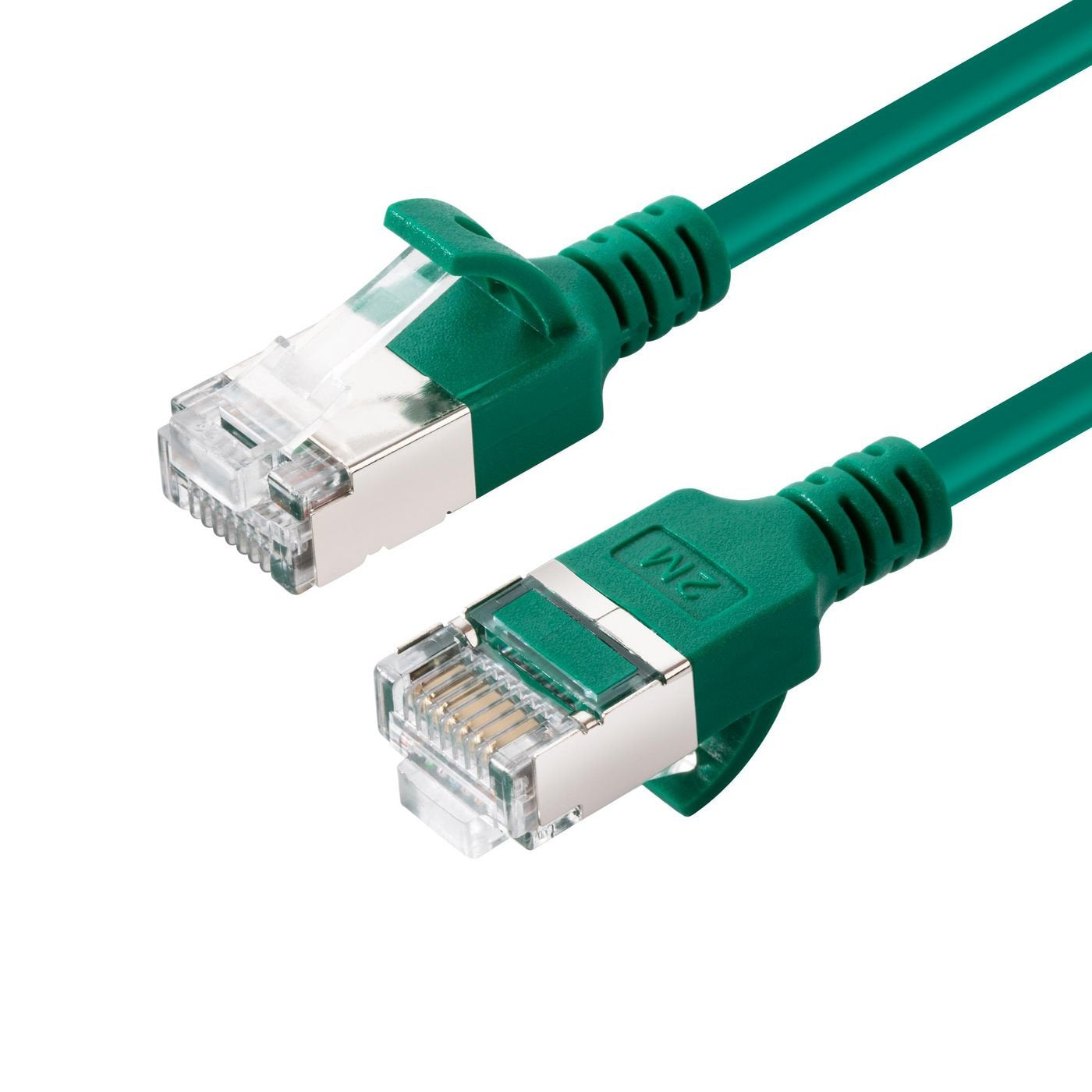 Cat6a U-Ftp Slim, Lszh, 0.15m Network Cable, Green