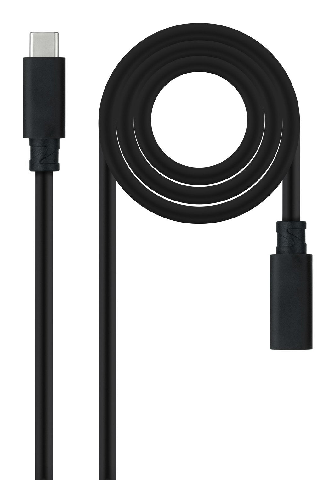 EAN 8433281015357 - Nanocable 10.01.4500 cable USB USB 3.2 Gen 2x2 0,5 m USB C Negro imagen 1