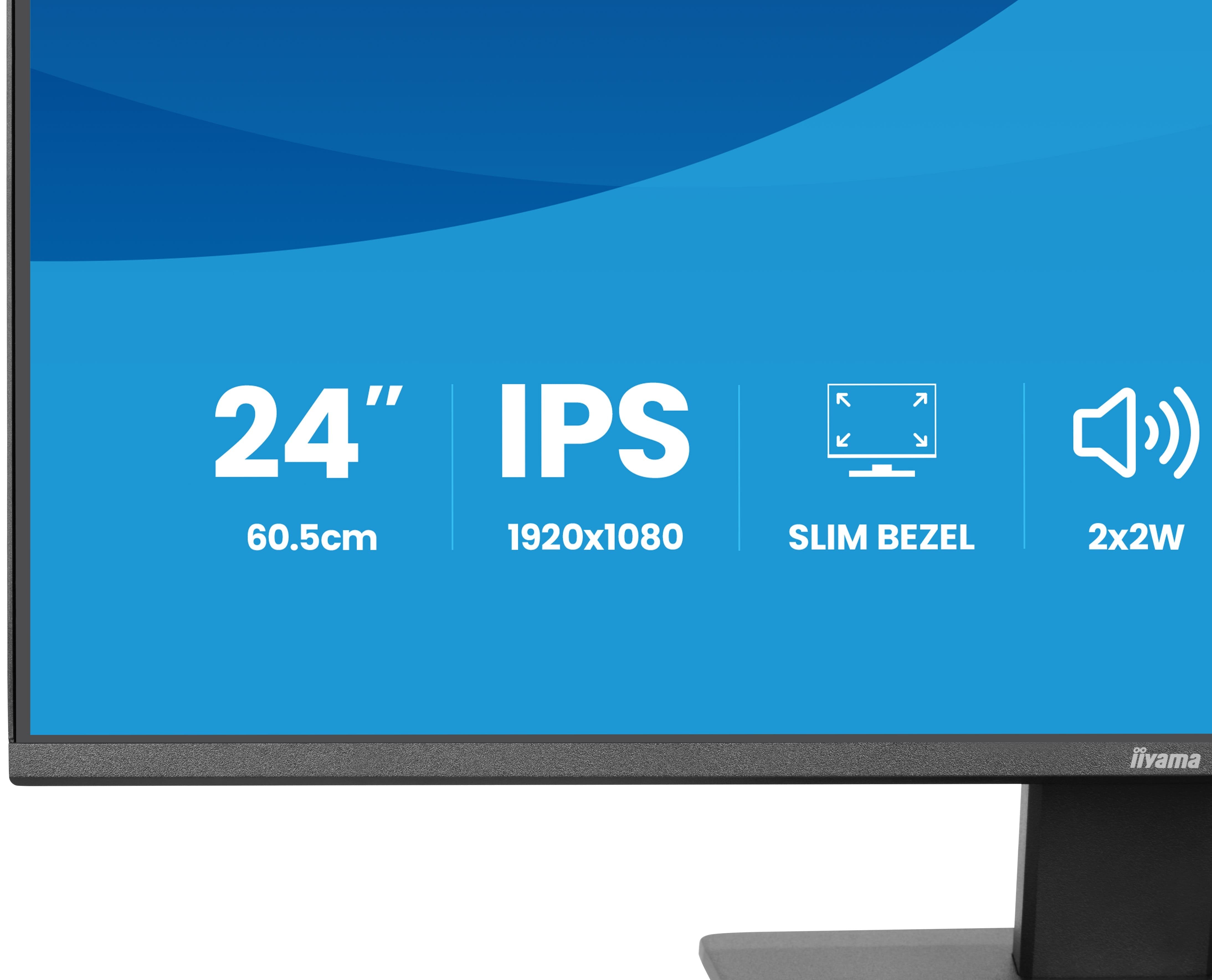 Iiyama 60.5cm 24" X2493hsu-B1 16:10 Hdmi+Dp+2xusb Ips