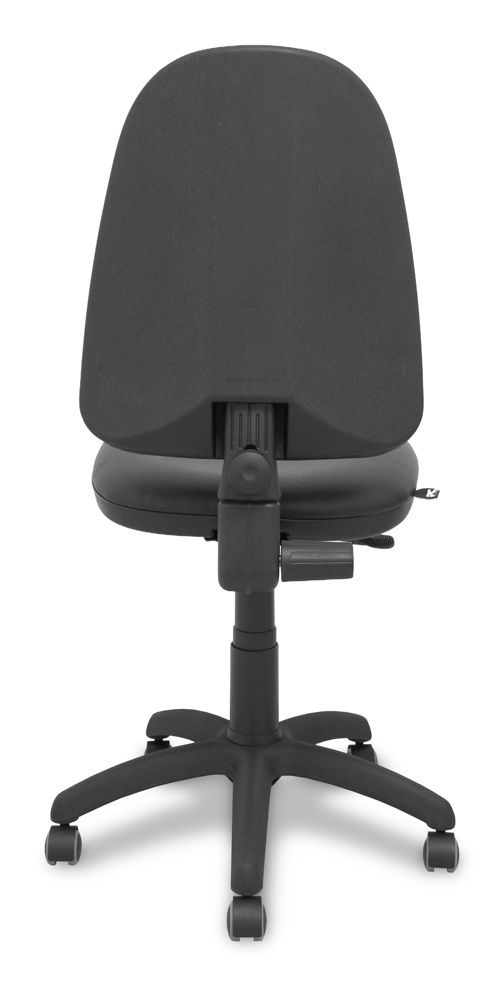 Silla Ayna Similpiel Negro Ruedas De Parque