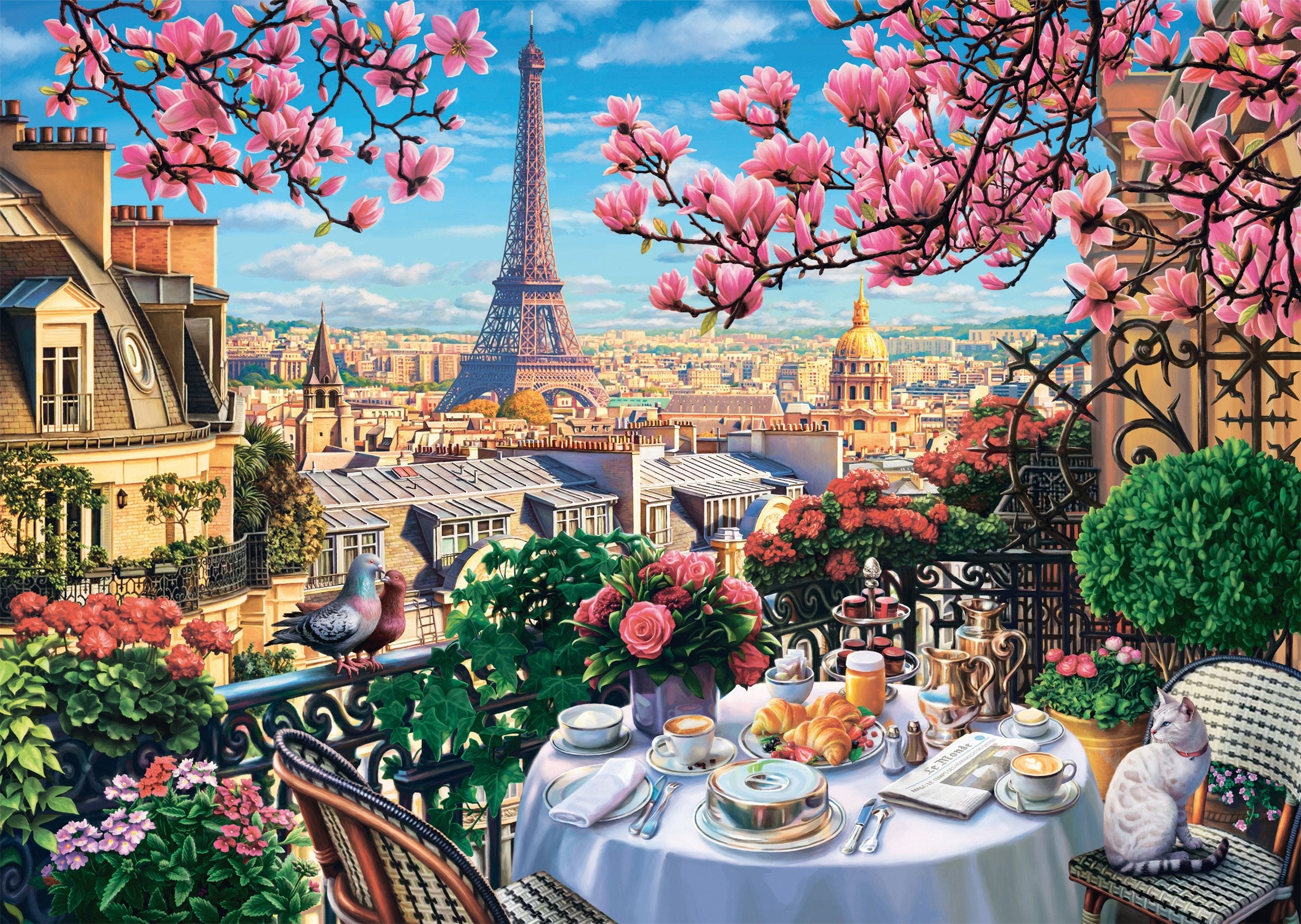 Schmidt Spiele Frühstück In Paris (1000 Teile) 58876
