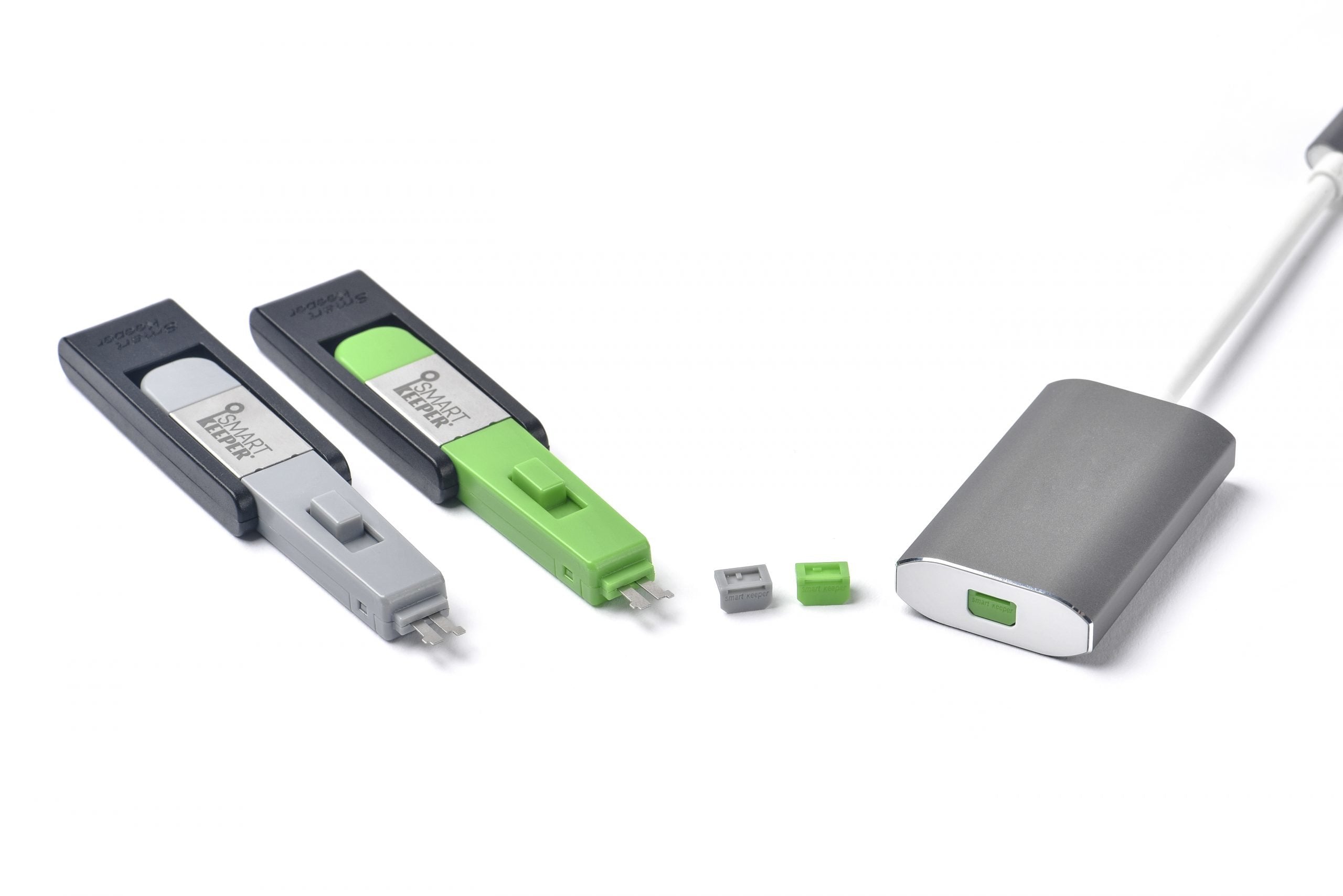 Bloqueador Smartkeeper Mini "Mini-Displayport" Verde 10 Piezas.