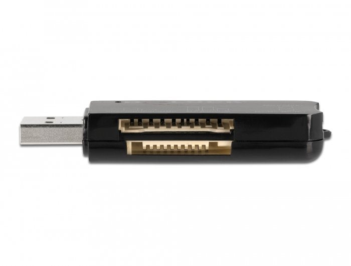 Lector De Tarjetas Usb Delock Superspeed Para Tarjetas De Memoria Sd / Micro Sd / Ms