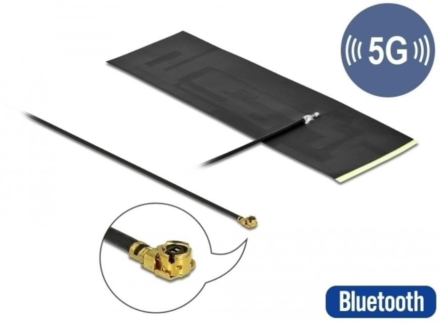 Delock 5g Lte Antena Mhf® I Macho -0,42 - 5,00 Dbi Fpc