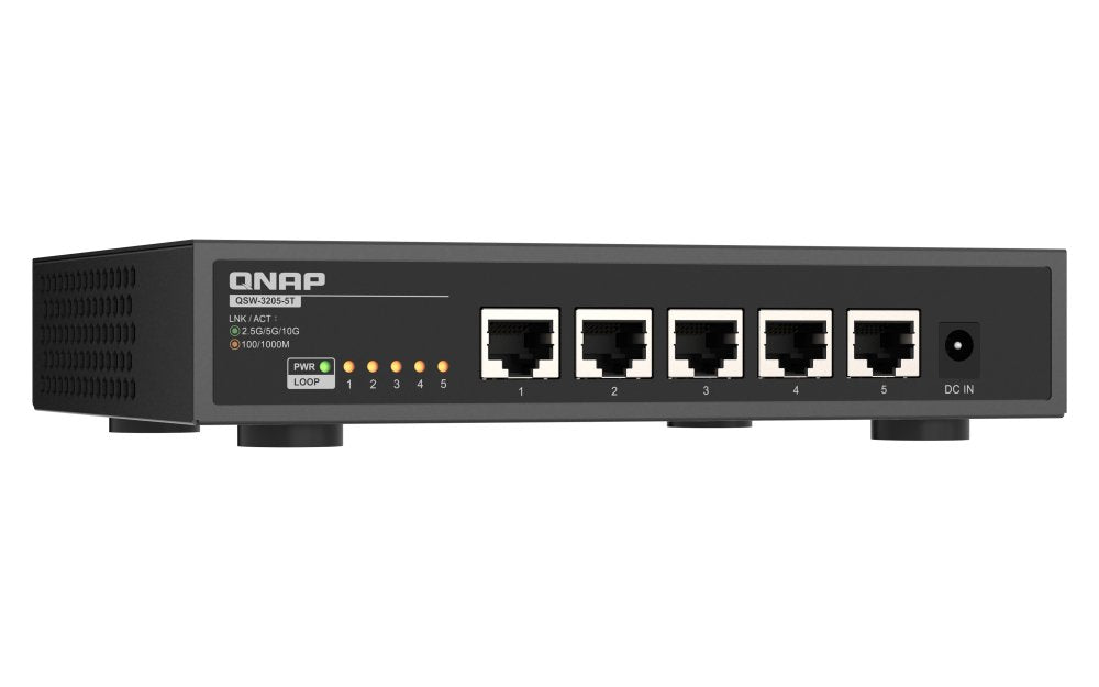 Qnap Qsw-3205-5t Switch 5 X Rj-45 (100m/1g/2,5g/5g/10g)