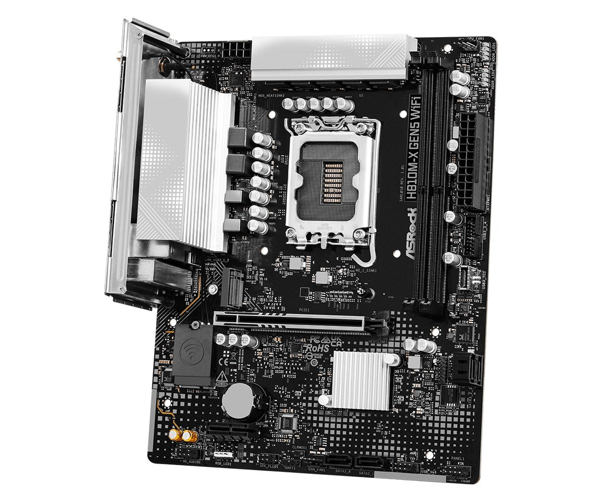 Asrock H810m-X Gen5 Wifi Ddr5 Intel S1851 90-Mxbu80-A0uayz Retail
