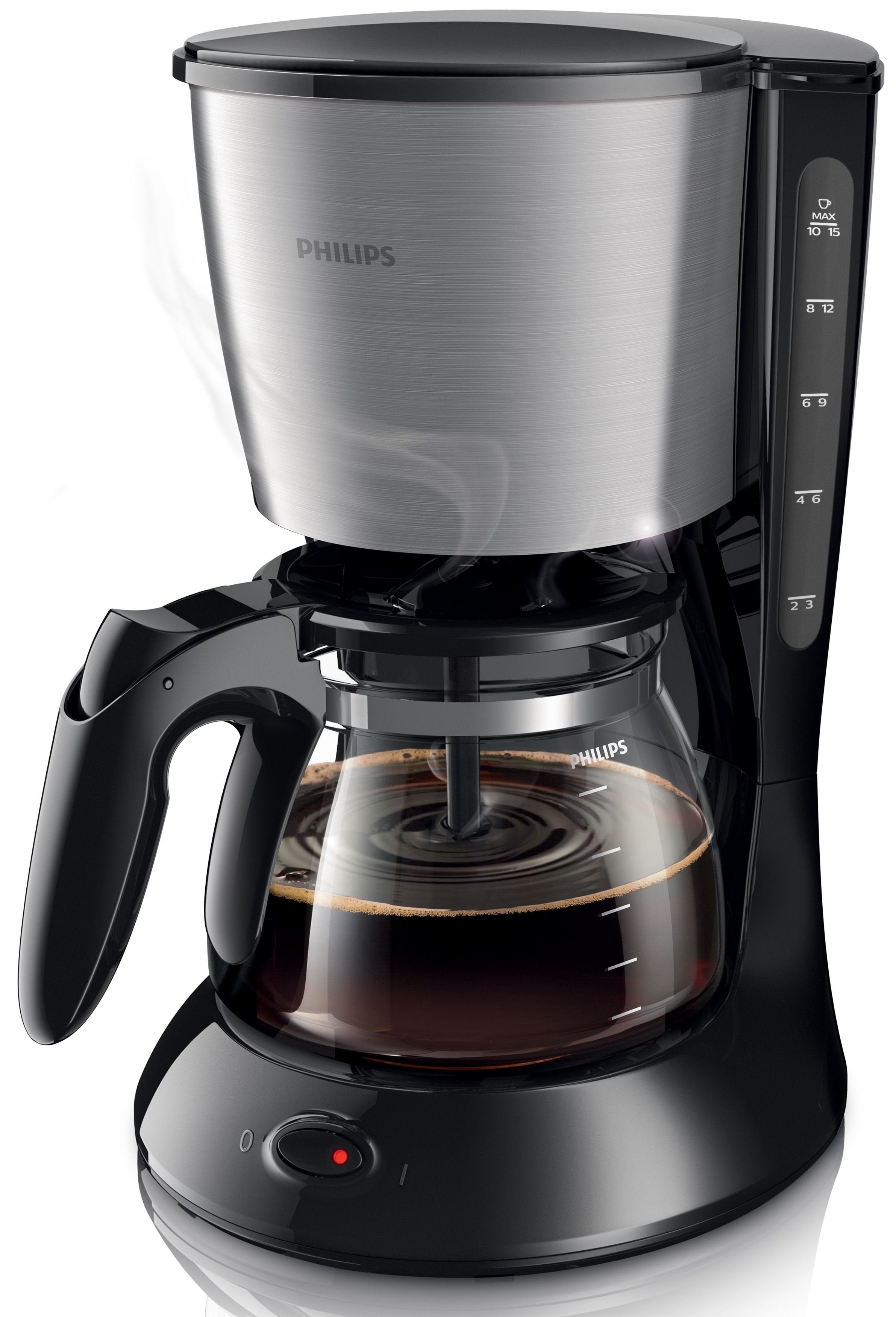 Cafetera De Goteo Philips Daily Collection Hd7462 Acero Inoxidable Negro
