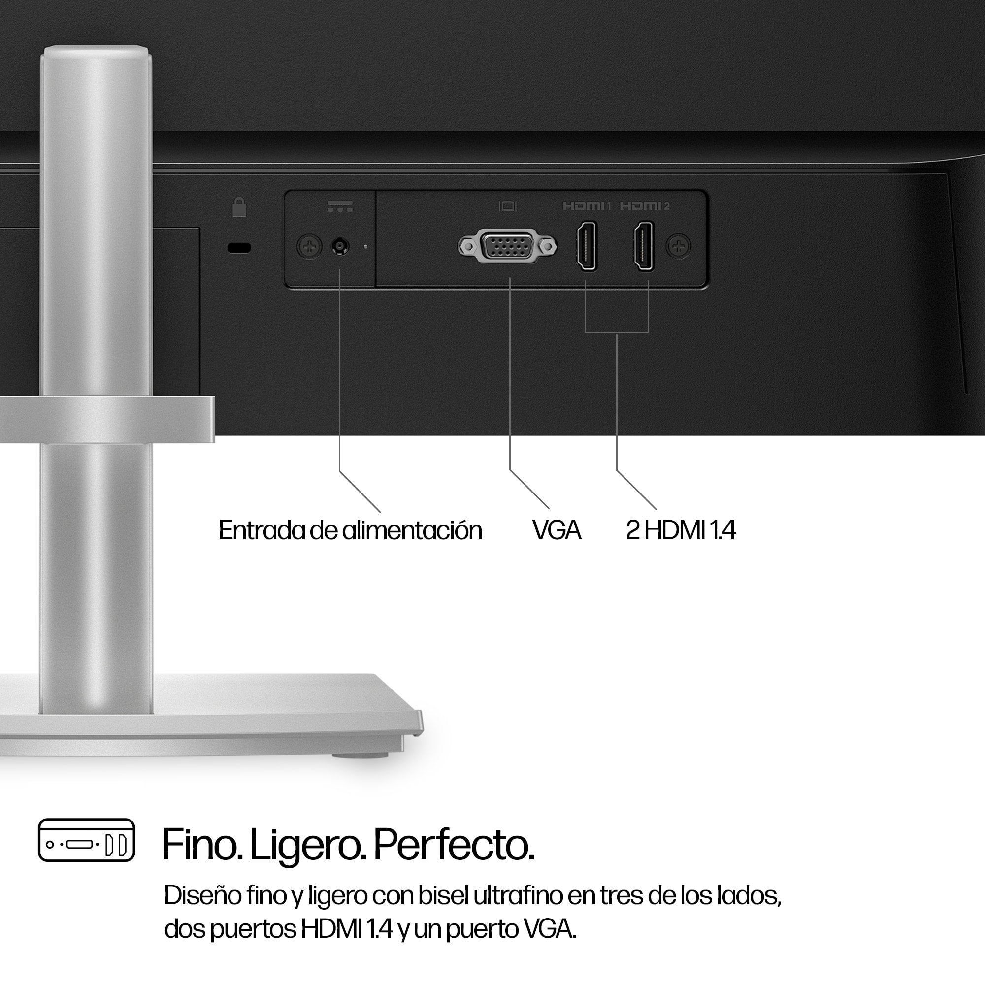 EAN 197498939001 - HP Series 5 27 inch FHD Height Adjust Monitor - 527sh pantalla para PC 68,6 cm (27") 1920 x 1080 Pixeles F imagen 7