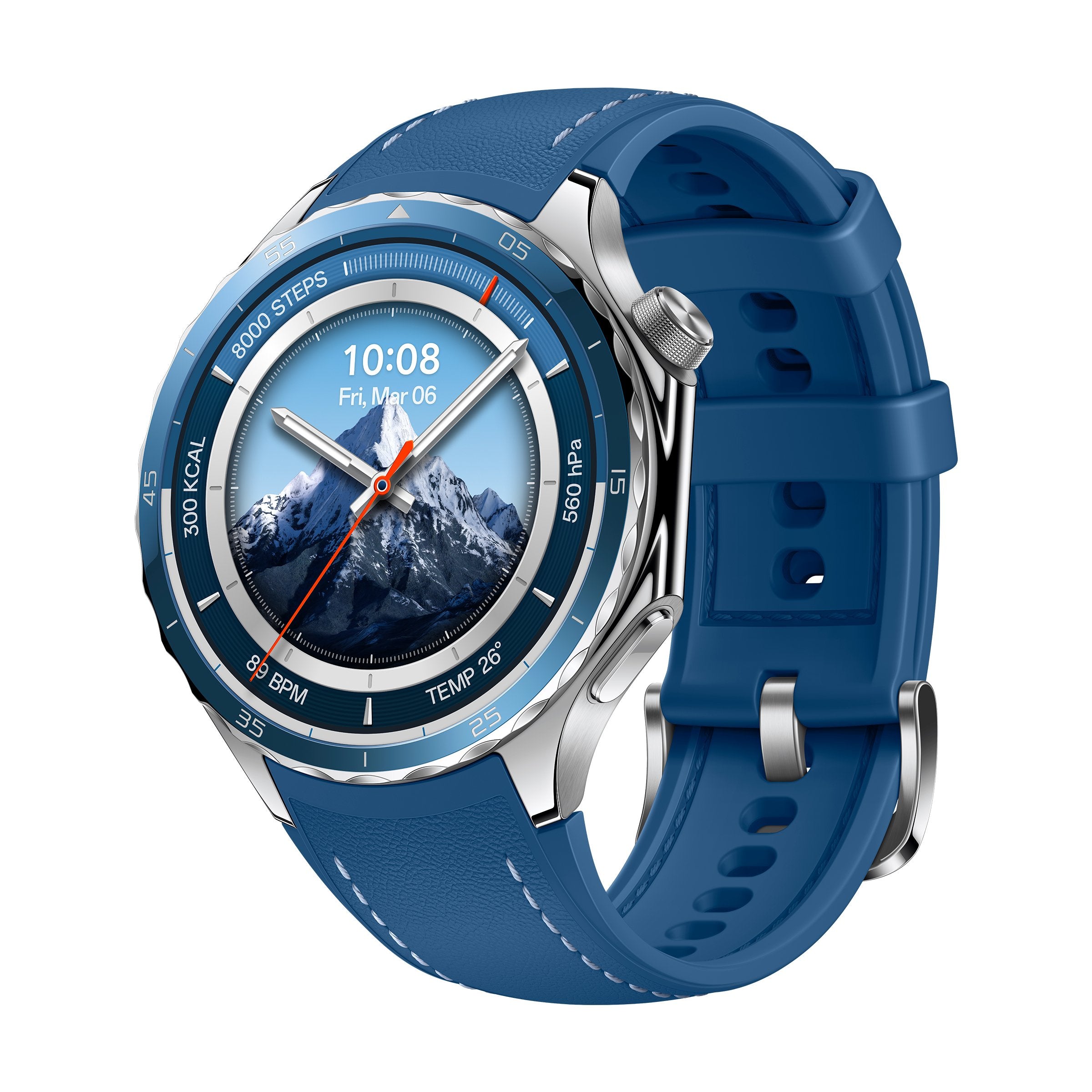 EAN 6932169363327 - OPPO Watch X2 3,81 cm (1.5") AMOLED 47 mm Digital 466 x 466 Pixeles Pantalla táctil Azul Wifi GPS (satéli imagen 1
