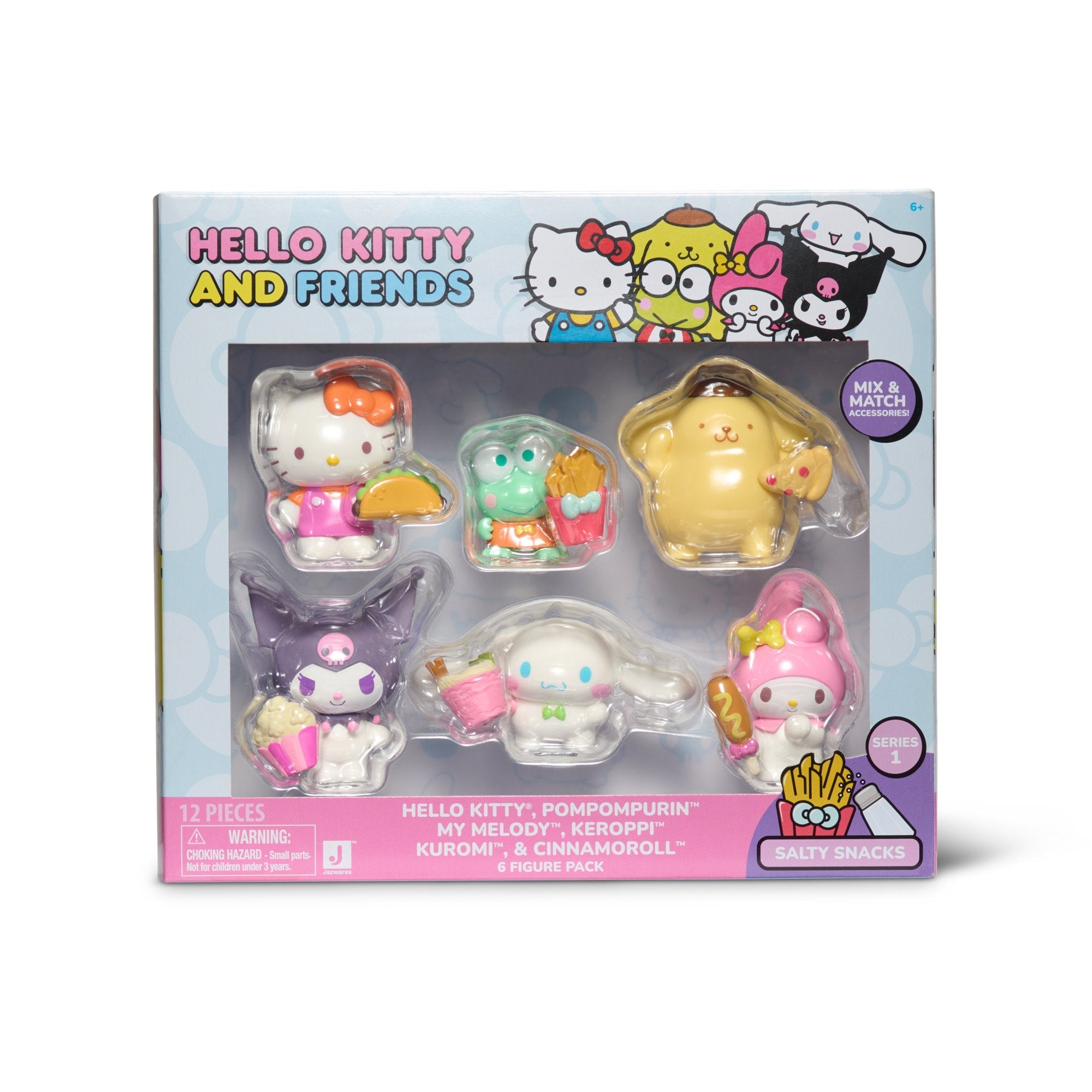 Blister 6 Figuras Hello Kitty 5cm